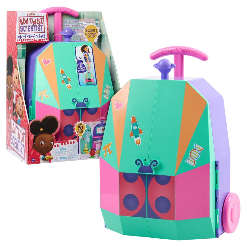Kids STEM Science Lab Set - Portable On-The-Go Playset with 21 Pieces