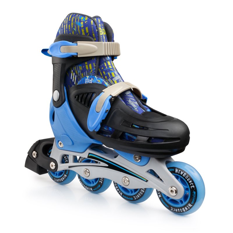 Adjustable Kids Inline Skates - 4 Wheel Roller Blades for Outdoor Fun