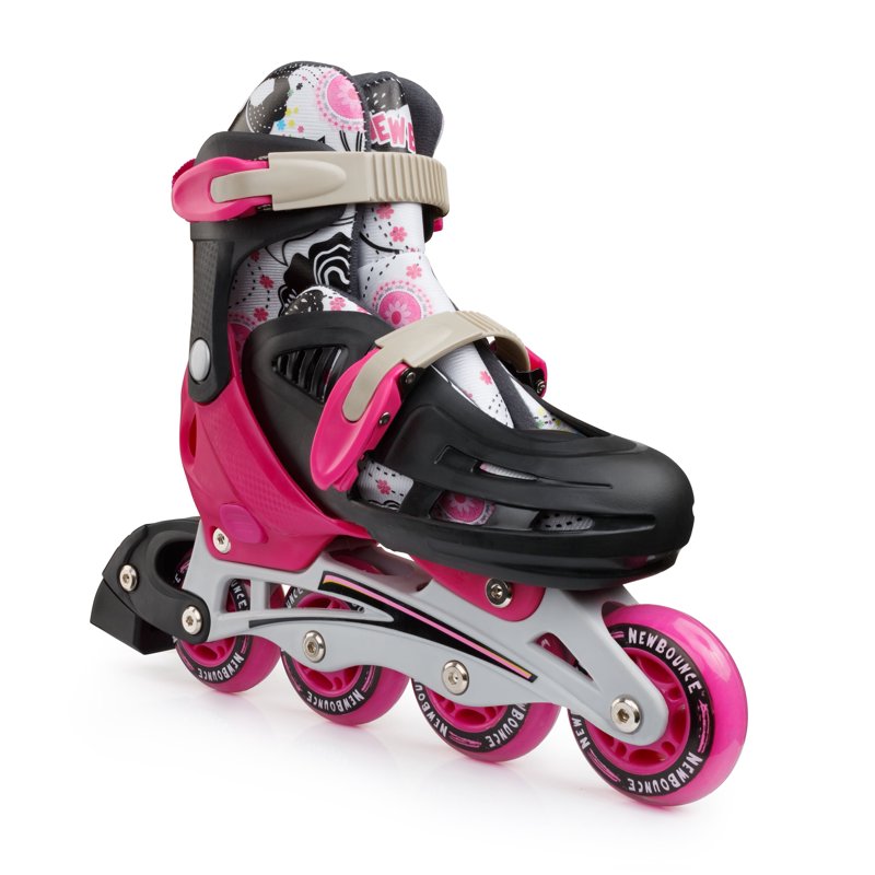 Adjustable Kids Inline Skates - Premium Roller Blades for Children, Pink