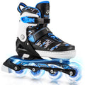 Adjustable Kids Inline Skates with Illuminating Wheels for Boys Girls & Women