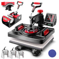 8-in-1 Heat Press Machine 15x12in Digital Sublimation Vinyl Transfer