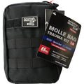 Trauma First Aid Kit with QuikClot Hemostatic Gauze - MOLLE Bag Emergency Medical Supplies