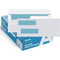 Security Envelopes for Checks Double Window Self-Seal 2500 Count