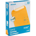 Self-Seal Brown Kraft Catalog Envelopes 10x13 Inches - Security Mailing Pack