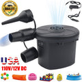 Electric Air Pump for Inflatables, Air Mattress & Cushions, Black