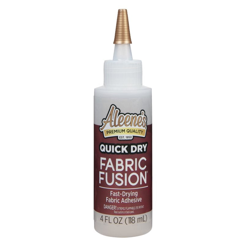 Quick Dry Fabric Glue - Permanent, Washable Adhesive for Textiles 4oz