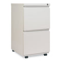 Lockable Filing Cabinet with 2 Drawers - Light Gray Office Storage