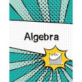 Large Algebra Graph Paper Notebook - 8.5x11 Inch 100 Pages for Math & Drawing