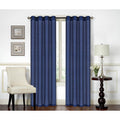 Elegant Modern Faux Silk Window Curtain Panel 54 x 84 Inches - Multiple Colors