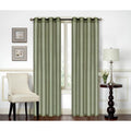 Modern Faux Silk Window Curtain Panel - Elegant Home Decor 54x84