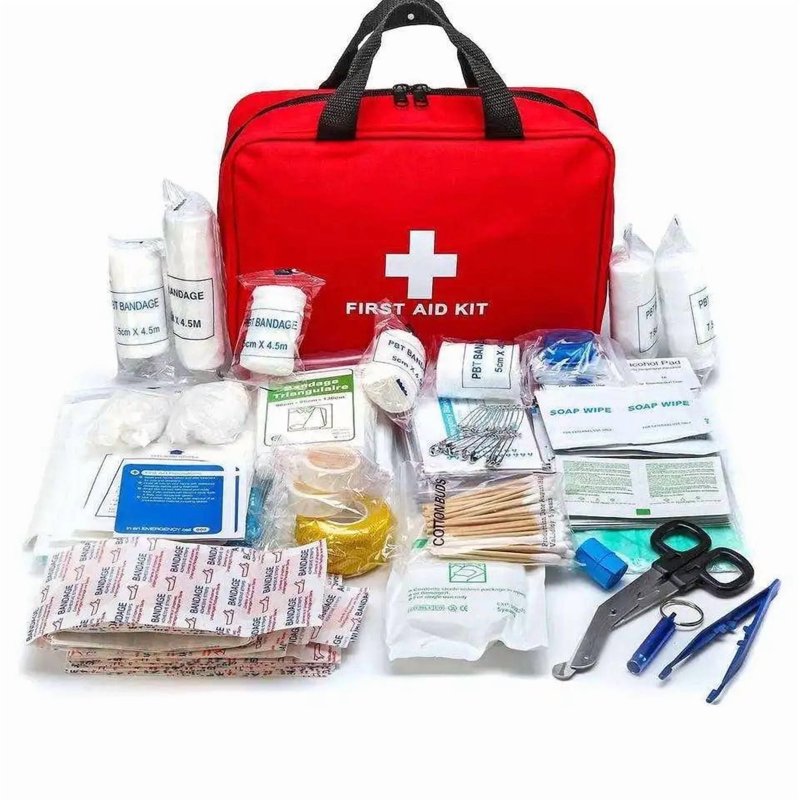 All-Purpose Emergency First Aid Kit - 208 Pieces Waterproof Trauma Medical Supply