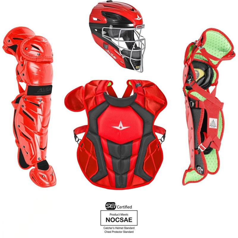 Youth Catchers Kit with Helmet Chest Protector Leg Guards - All Variants