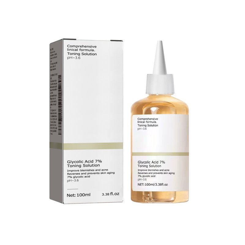Glycolic Acid Face Toner - Hydrating Pore Refining Exfoliant, 3.38 fl oz
