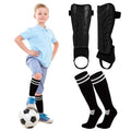 Amaopus 2-in-1 Youth Soccer Shin Guards & Socks (M) - Ankle Protection, Lightweight