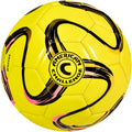 Brasilia Soccer Ball Size 5 - Training & Recreational Play by American Challenge - Variation 5, Lemon