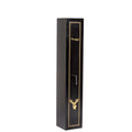 Gun Safe 5-Gun Locking Cabinet with Mounting Holes - Black Metal Security Safe