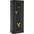 10-Gun Metal Safe Cabinet with Key Lock - Secure Rifle & Shotgun Storage