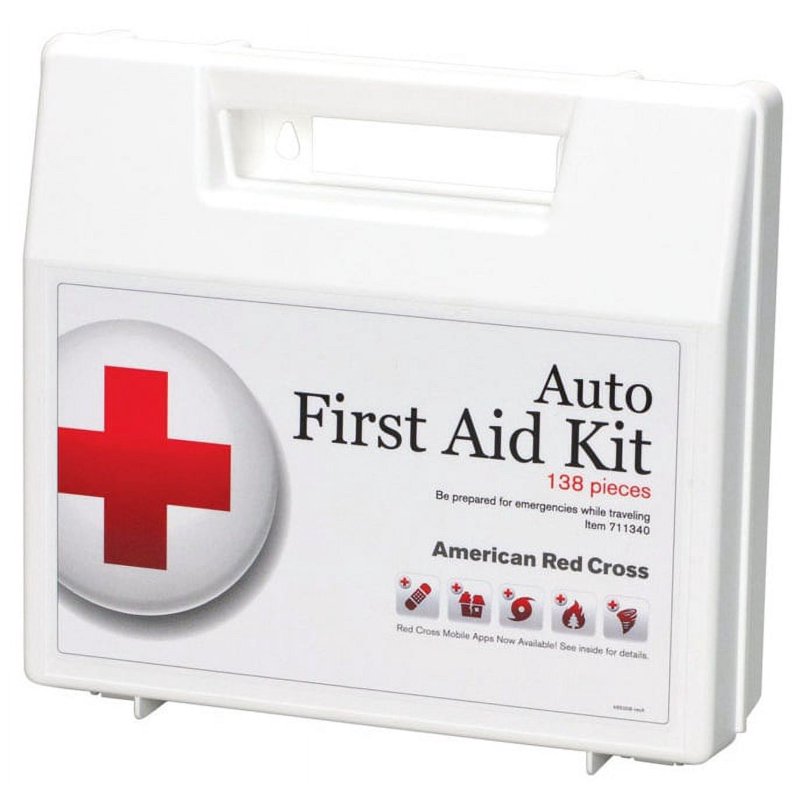 10-Person Plastic Bulk First Aid Kit with 138 Components for Emergency Use