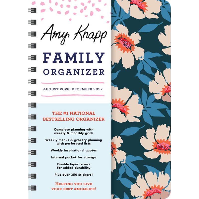Family Organizer Planner 2027 - 17-Month Family Calendar & Schedule Book