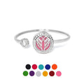 Essential Oil Jewelry Bracelet with Reusable Felt Pads and Gift Box – Hypoallergenic Stainless Steel
