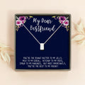 Friendship Necklace Cube Pendant with Wish Card - Silver, Gold, Rose Gold