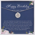 Sterling Silver Birthday Necklace for Best Friend - Friendship Gift