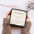 Mother of the Bride Gift Necklace for Daughter Wedding Day Pearl Jewelry