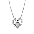 Cremation Jewelry for Ashes Memorial Necklace Heart Keepsake Silver Rose Gold Gold