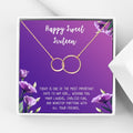 Personalized Sweet 16 Necklace Birthday Gift for Daughter