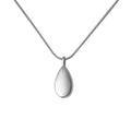 Memory Teardrop Keepsake Ashes Necklace - Cremation Memorial Jewelry