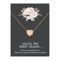 Mini Heart Cremation Jewelry Necklace - Keepsake Memorial Urn Pendant for Ashes
