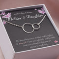 Mother & Daughter Necklace Sterling Silver Gift for Mothers Day or Birthday