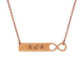 Personalized Infinity Name Necklace for Women - Rose Gold, Silver, Gold
