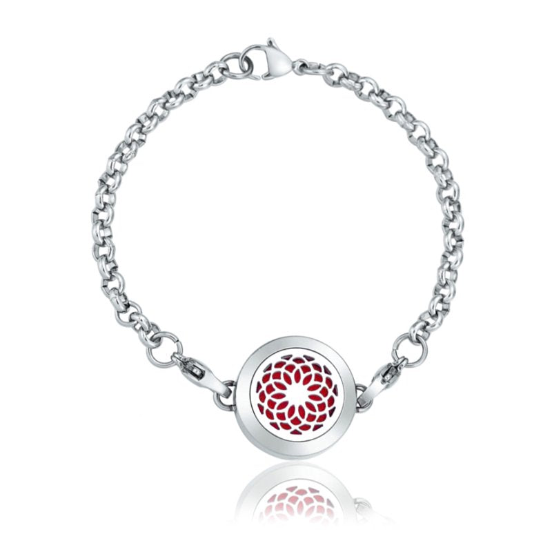 Essential Oil Jewelry Bracelet with Gift Box - Stainless Steel Aromatherapy Diffuser