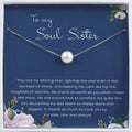 Sterling Silver Pearl Necklace for Soul Sister - Birthday Gift