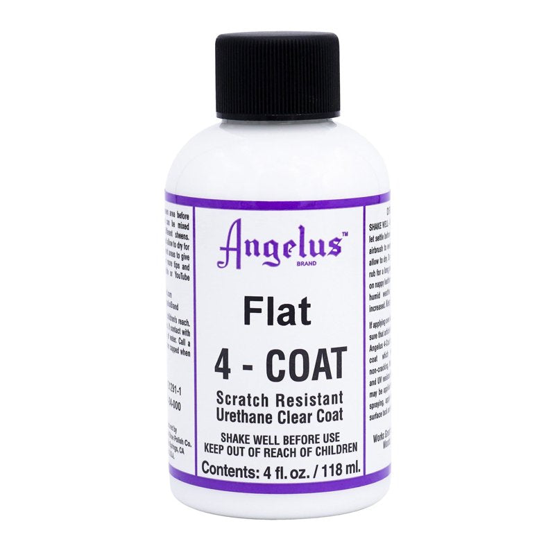 Scratch Resistant Urethane Clear Coat Flat 4oz - Durable, Flexible Finish