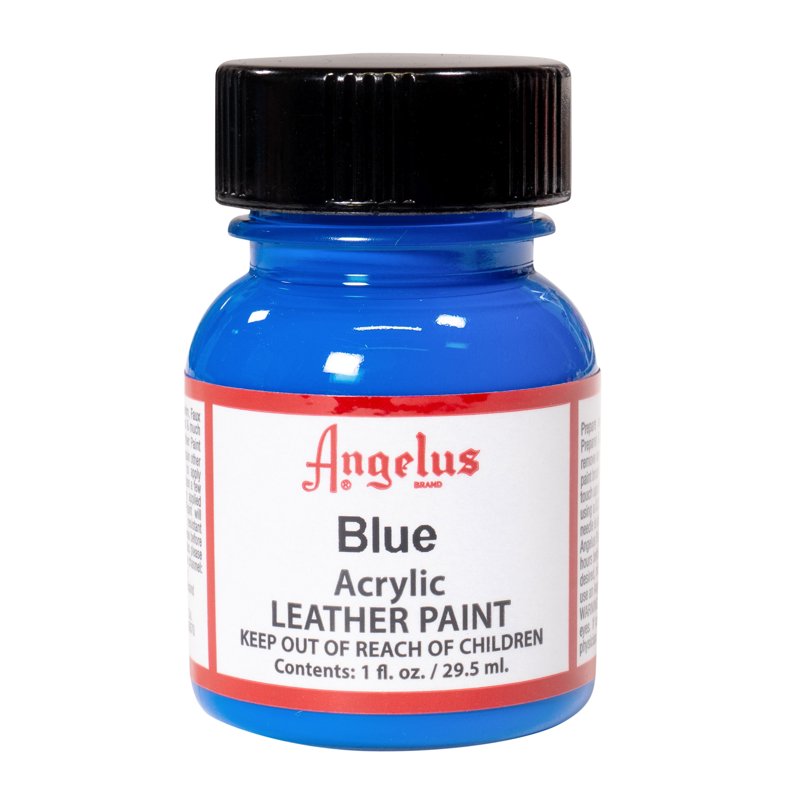 Acrylic Leather Paint 1 oz. - Blue for Shoes, Jackets & Accessories