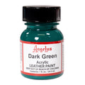 Acrylic Leather Paint - Dark Green, 1 oz. for Shoes & Accessories