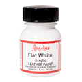 Acrylic Leather Paint Flat White 1 oz. for Shoes & Accessories