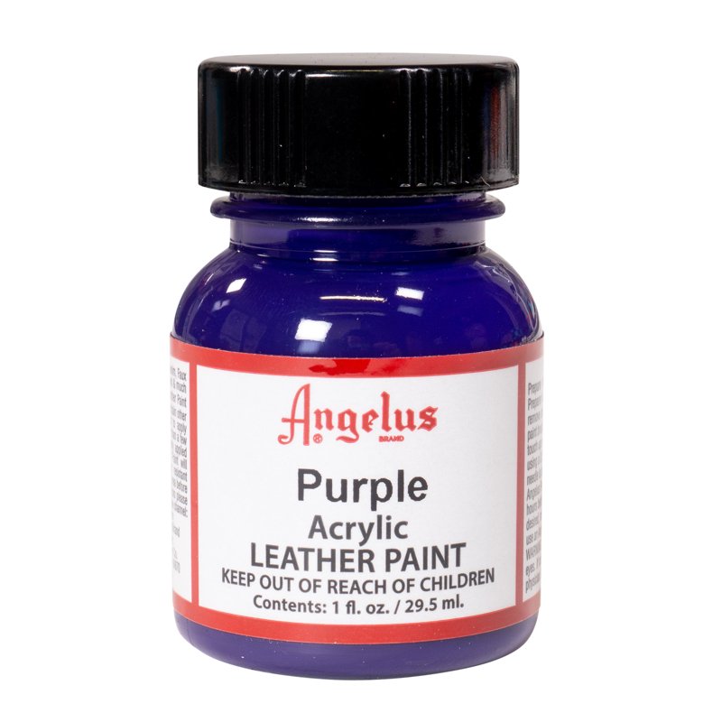 Acrylic Leather Paint - Purple, 1 oz. for Shoes & Accessories