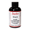 Acrylic Leather Paint - Black, 4 oz. for Shoes, Jackets & Furniture