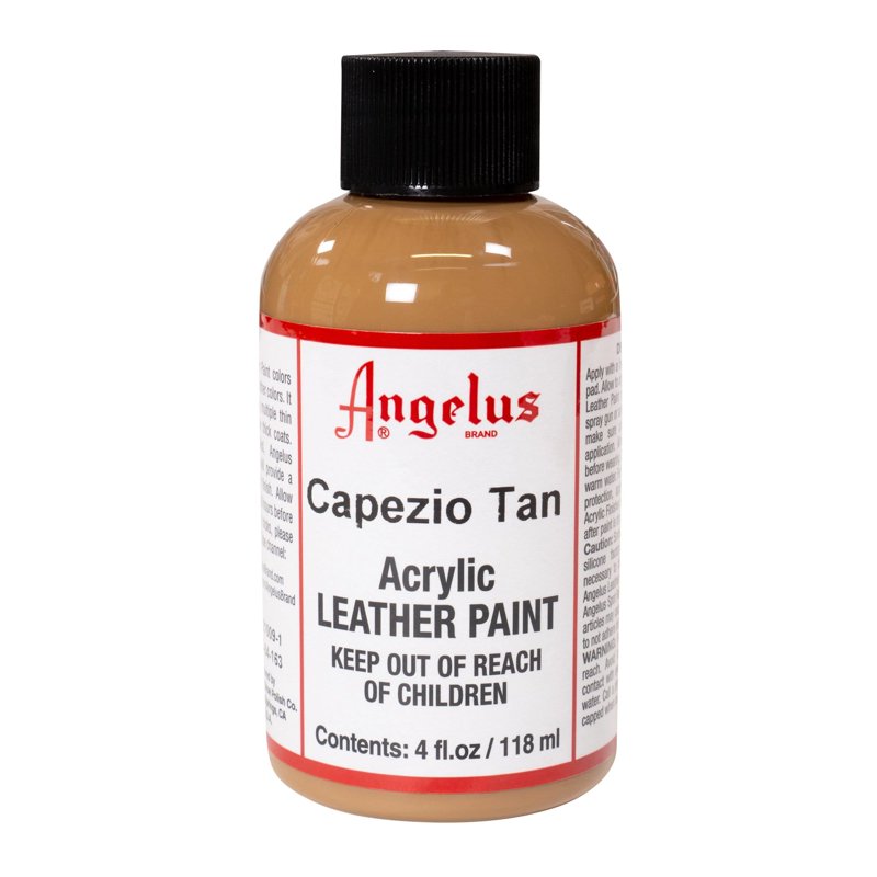 Angelus Acrylic Leather Paint 4oz - Customizable, Waterproof, Fast-Drying