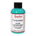 Acrylic Leather Paint 4 oz - Vibrant Turquoise for Shoes & Accessories