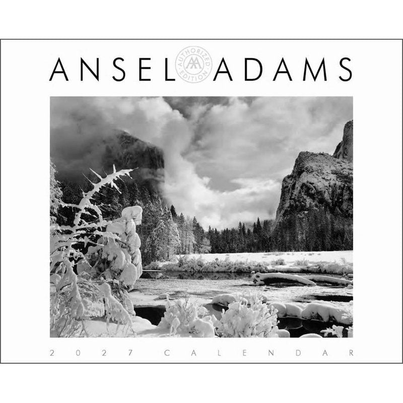 Ansel Adams 2027 Wall Calendar with Iconic Nature Photos and Monolith - Authorized Edition