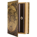 Antique Map Book Safe with Key Lock - Hidden Valuables Storage
