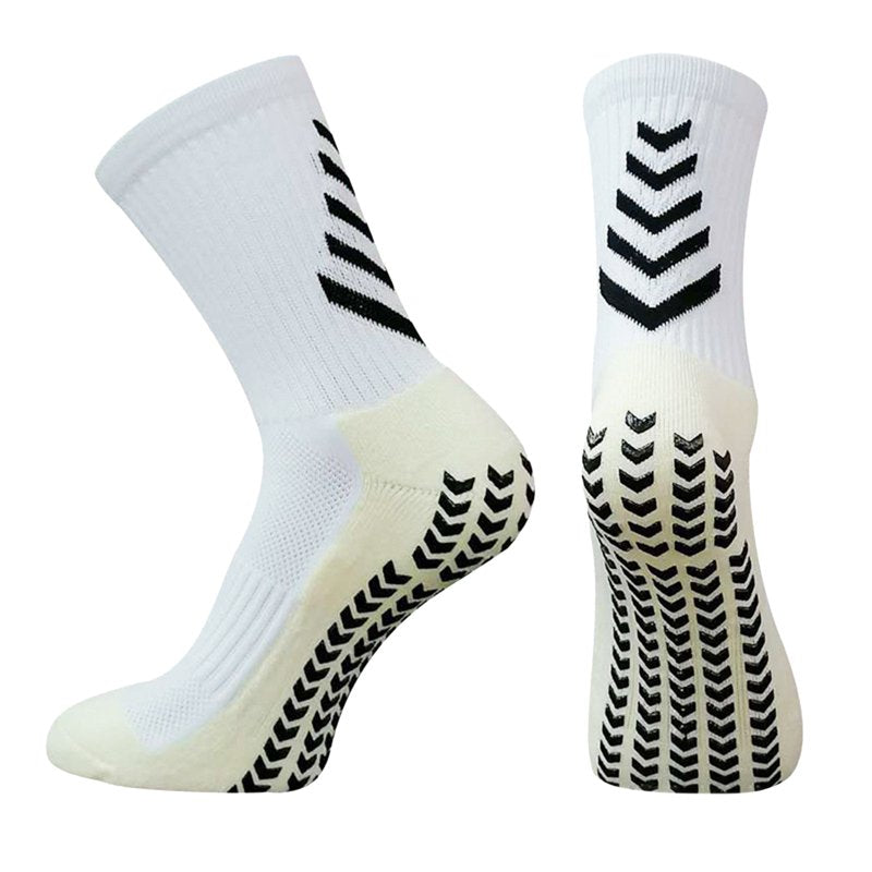 Anti Slip Grip Socks for Soccer, Basketball & Sports - Shock Absorption & Support