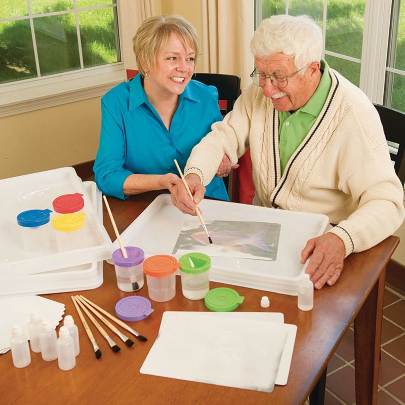 Aquapaintings Easy Painting Kit - Water-Based Art Set for Kids and Beginners