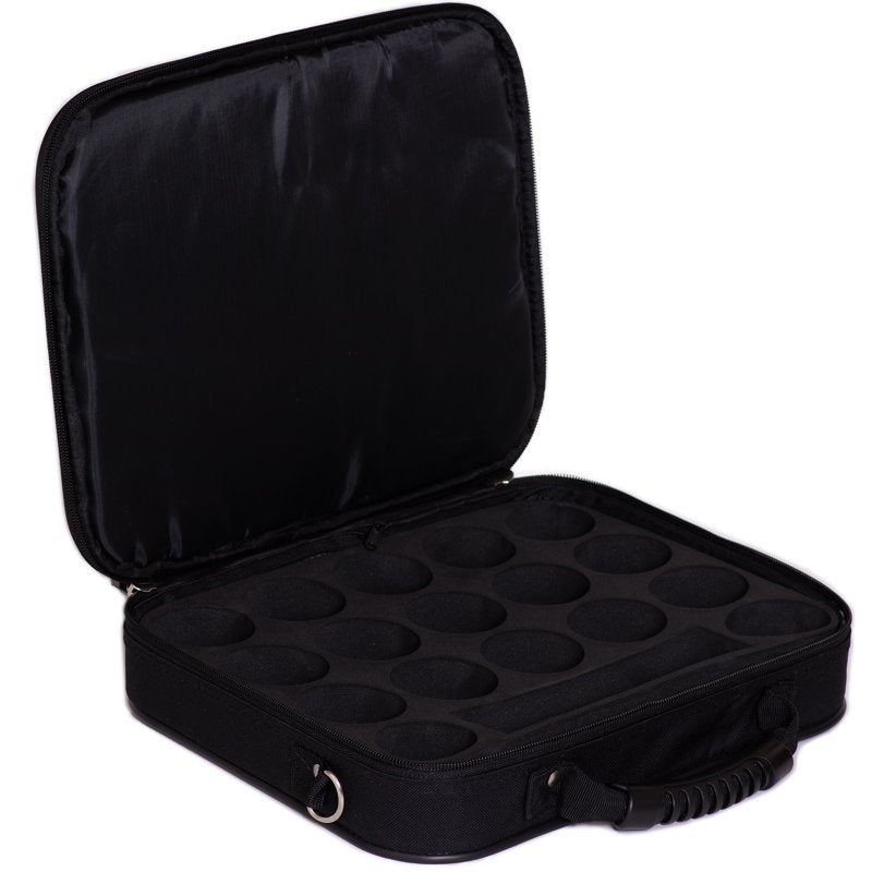 Aramith Nylon Pool Ball Carrying Case with 17 Slots, Black
