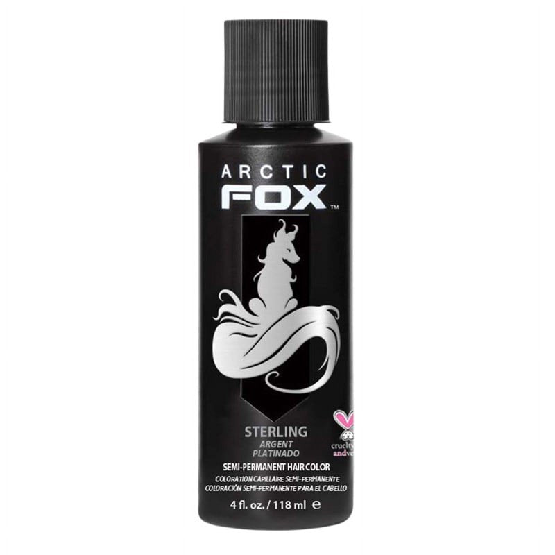 Semi-Permanent Hair Color - Arctic Fox Sterling 4oz, Vibrant & Long-Lasting