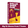 6-Blade Razor Starter Set with Diamond Grip Handle - Reusable Shaving Kit